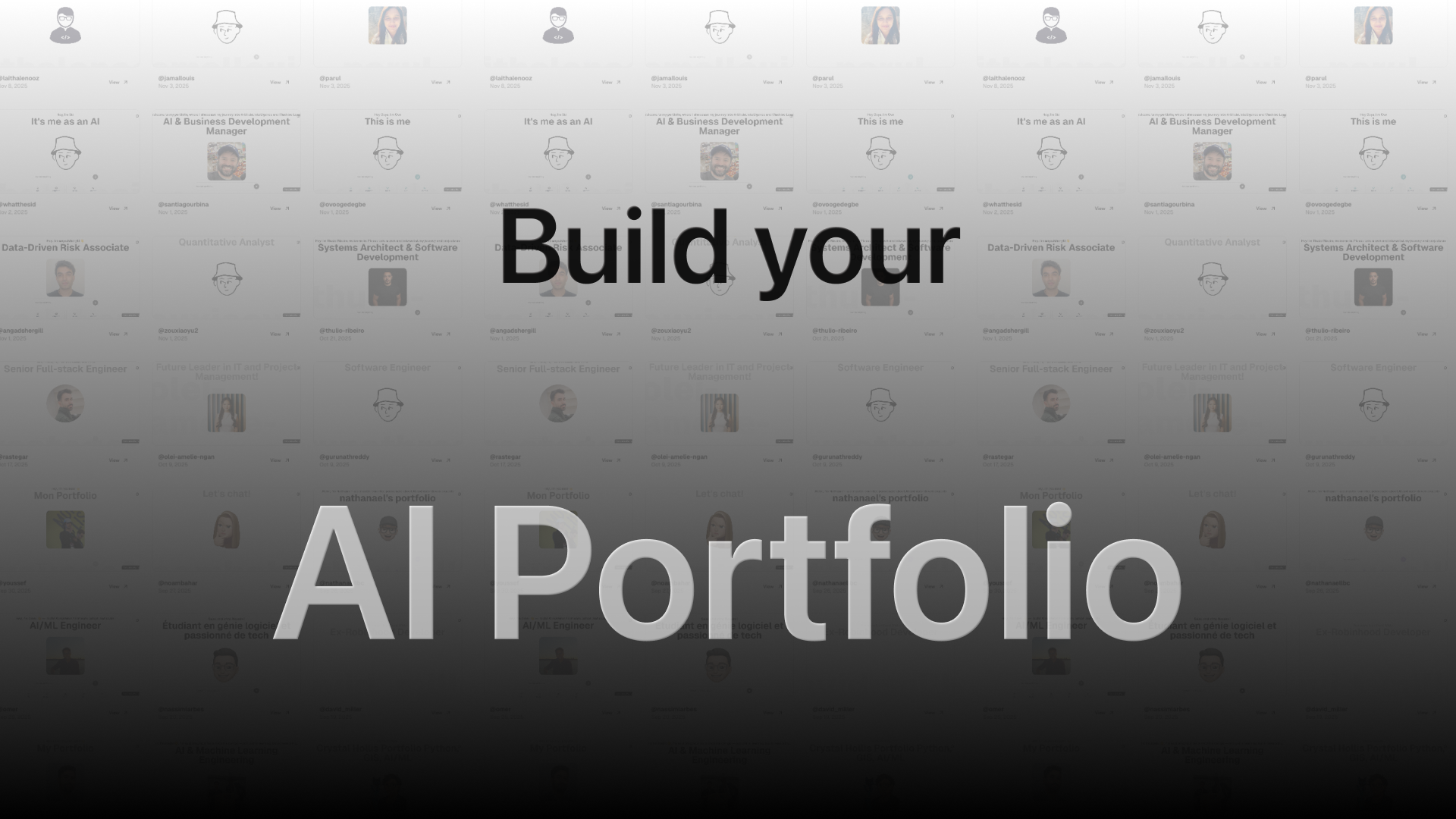 Fastfolio Demo Video